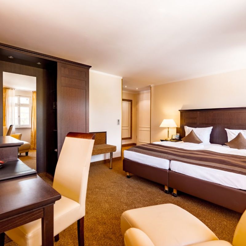 Doppelzimmer Classic im Burghotel Staufeneck.