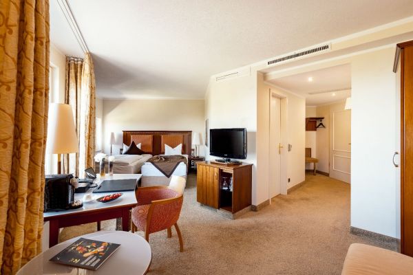 Premium Doppelzimmer im Burghotel Staufeneck.